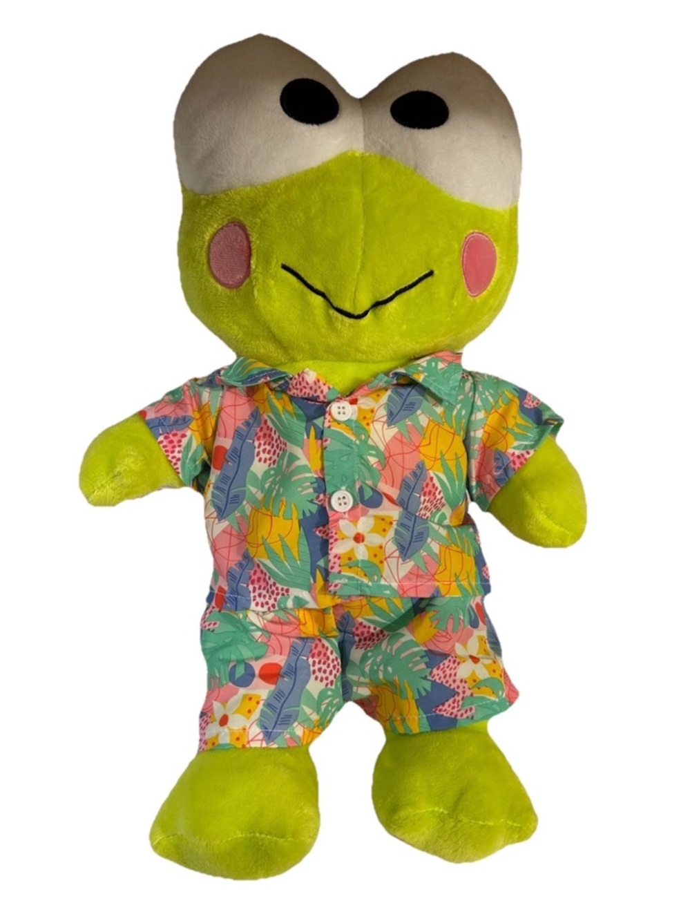 2023 Build A Bear Keroppi Hello Kitty Friend Heavy Stuffed Plush 17”